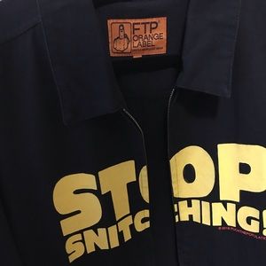 FTP STOP SNITCHING JACKET SIZE XL BRAND NEW